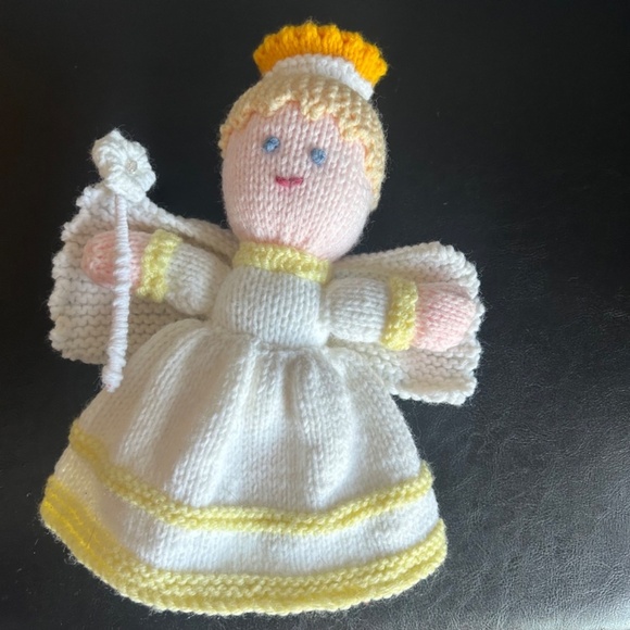Handmade Knit Angel Doll - Picture 9 of 11